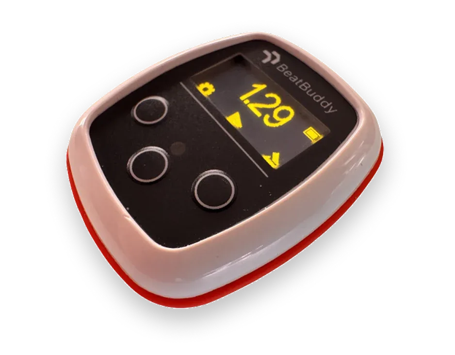 Pantalla OLED y controles de BeatBuddy Pro