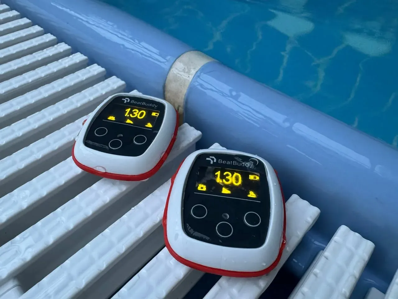 First tests with swimmers