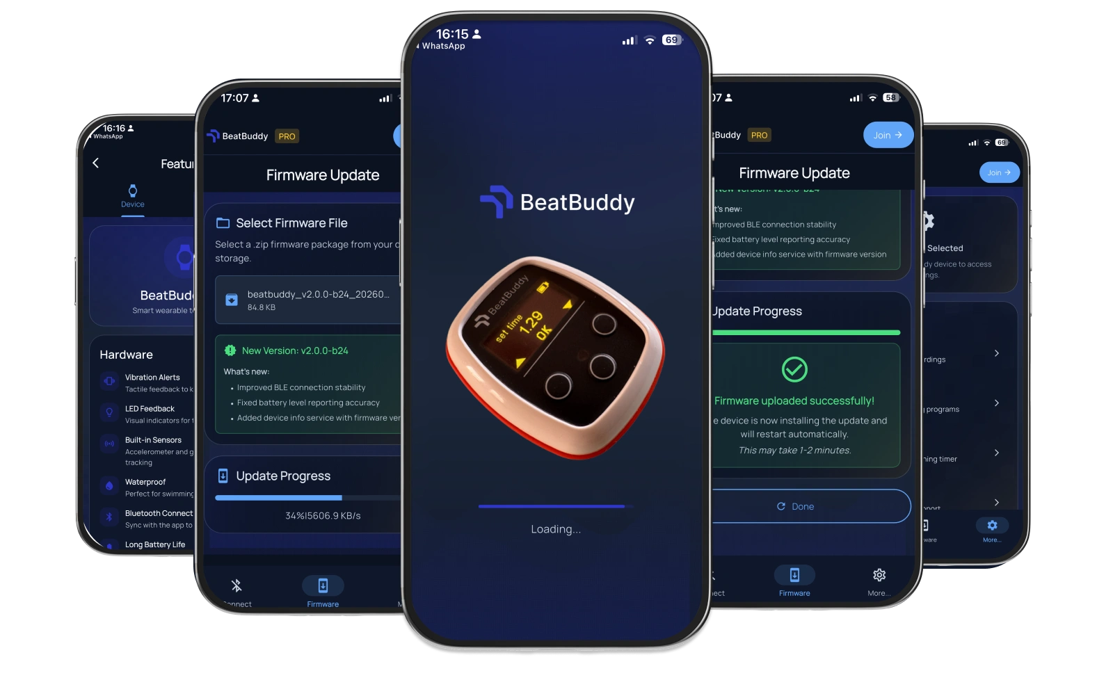 BeatBuddy Connect App Screenshot